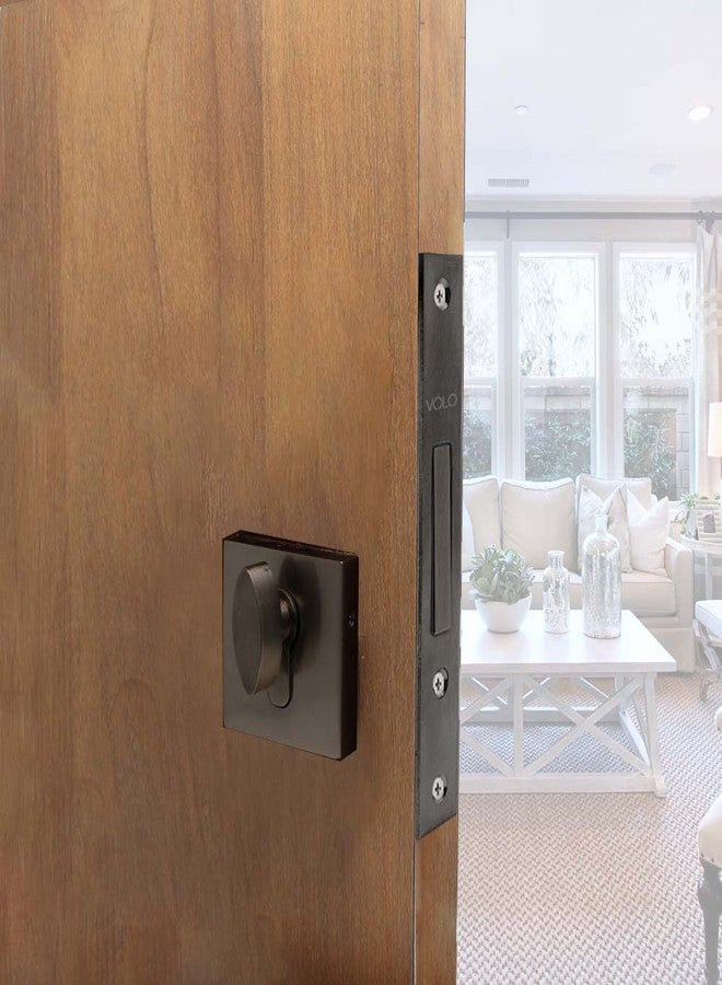 Volo Door Dead Lock with Brass 60mm Cylinder and computerised Keys for Exterior/Interior Door. (Satin Black) - Image 4